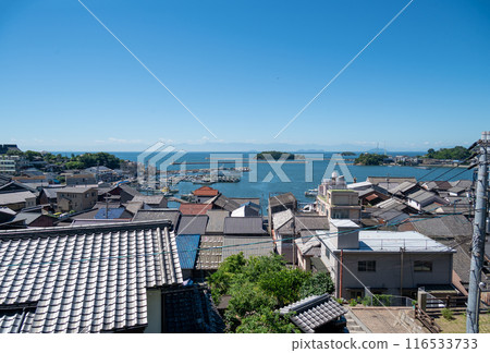 從建於鞆城遺址上的福山市鞆之浦歷史民俗博物館欣賞壯麗景色 從建於鞆城遺址上的福山市鞆之浦歷史民俗博物館欣賞壯麗景色 116533733