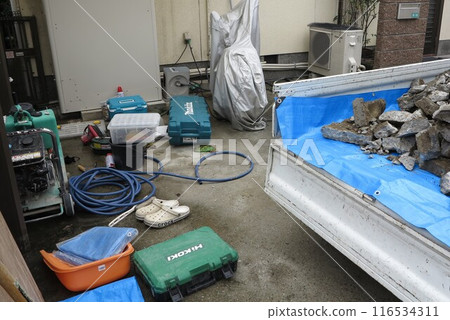 Sewerage construction machinery tools jackhammer rubble 116534311