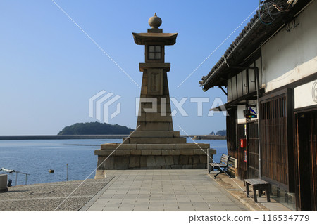 廣島縣福山市鞆之浦的夜間燈光 116534779