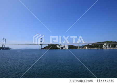 Imabari City, Ehime Prefecture Kurushima Kaikyo Bridge First Bridge 116534830