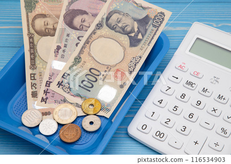 Money and calculator 116534903