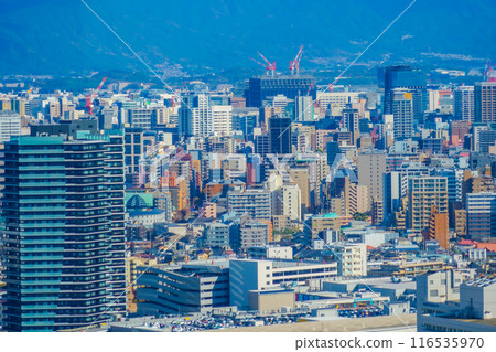 Image of Fukuoka's skyscrapers 116535970
