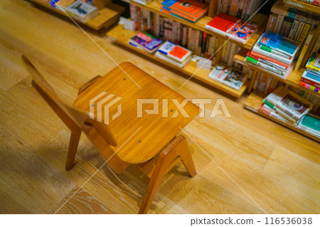 bookstore wooden chair 116536038