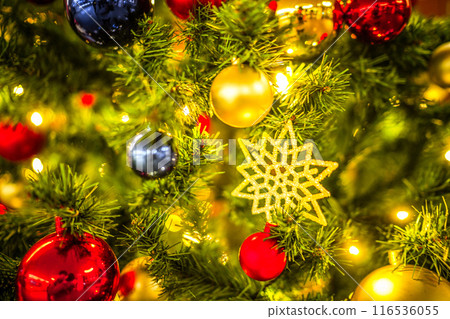Christmas tree lights Christmas tree lights 116536055
