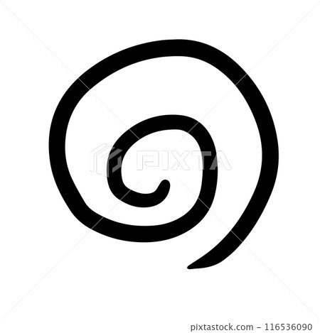 Black handwritten swirl magic Black handwritten swirl magic 116536090