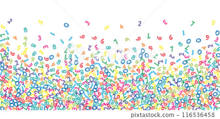 Flying latin letters. Colorful childish scattered charachters of English alphabet. Foreign languages study concept. Back to school banner . Flying latin letters. Colorful childish scattered charachters of English alphabet. Foreign languages study concept. Back to school banner . 116536458