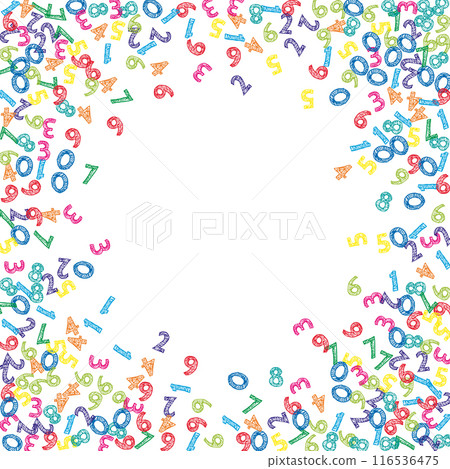 School notebook cover. Colorful childish floating letters of Latin alphabet. Foreign languages study concept. Back to school banner . School notebook cover. Colorful childish floating letters of Latin alphabet. Foreign languages study concept. Back to school banner . 116536475