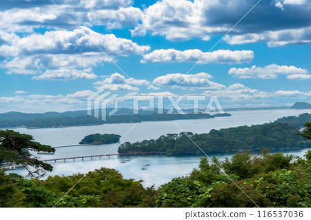 View of Matsushima from Saigo Modorinomatsu Park View of Matsushima from Saigo Modorinomatsu Park 116537036