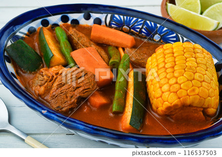Mole de Olla (Mexican food) Mole de Olla (Mexican food) 116537503