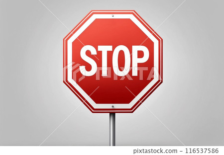 停止標誌 116537586