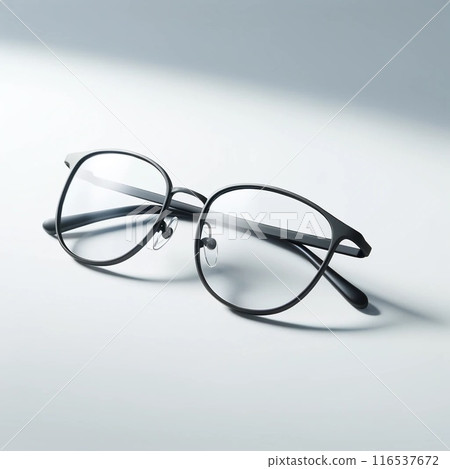 Black edge glasses 116537672