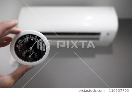 空調和溫度計 空調和溫度計 116537703