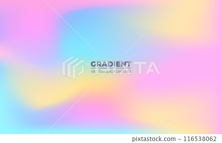 Color gradient abstract background. Blue, pink and yellow gradation vector texture. Pastel color blur abstract background Color gradient abstract background. Blue, pink and yellow gradation vector texture. Pastel color blur abstract background 116538062