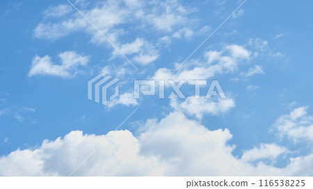 Beautiful summer blue sky and clouds 116538225