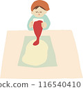 Illustration cut_child cooking_ketchup 116540410