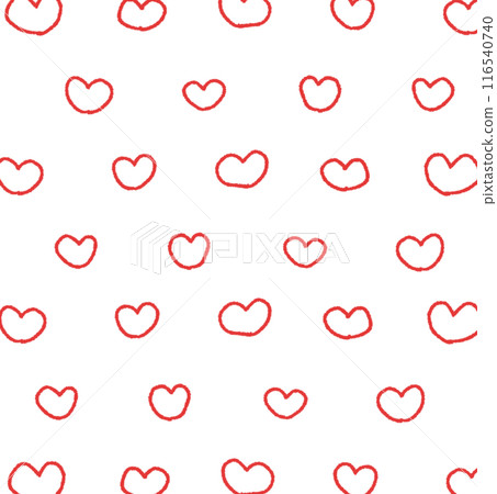 Heart line pattern background material illustration 1 116540740