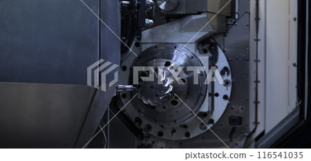 Metalworking cnc milling machine, cutting metal modern processing technology Metalworking cnc milling machine, cutting metal modern processing technology 116541035