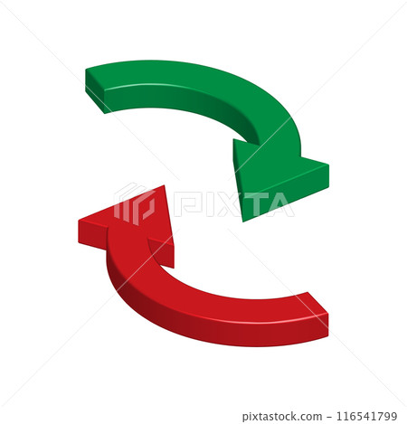 3d arrow icon cycle direction of green and red refresh symbol design for element 3d arrow icon cycle direction of green and red refresh symbol design for element 116541799