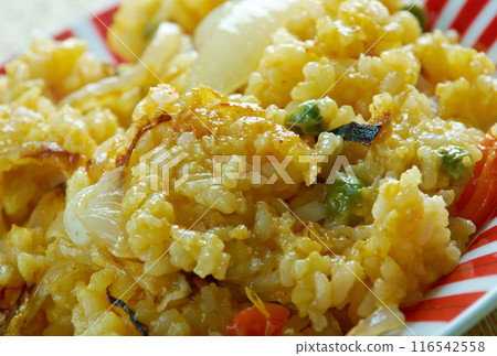 Bahraini Sweet Rice Muhammar 116542558