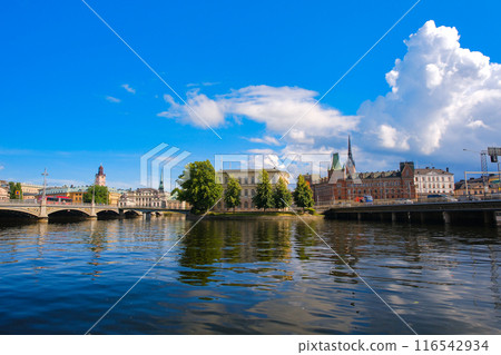 Canals and cityscape of Stockholm, Sweden Canals and cityscape of Stockholm, Sweden 116542934
