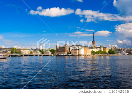 Lake and old town in Stockholm, Sweden Lake and old town in Stockholm, Sweden 116542936