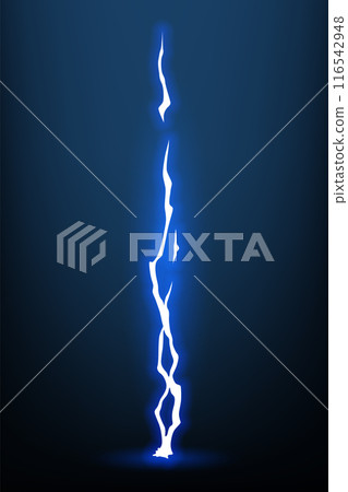 Lightning animation with sparks. Electricity thunderbolt danger, light electric powerful thunder. Bright energy effect, vector illustration Lightning animation with sparks. Electricity thunderbolt danger, light electric powerful thunder. Bright energy effect, vector illustration 116542948