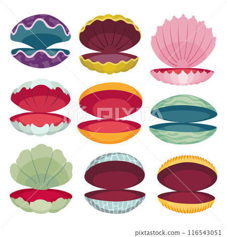 Open Seashell Clip Art 2,949 Open Seashell Stock Vectors And Vector