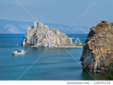 Rock Shamanka at headland Burhan Rock Shamanka at headland Burhan 116543210