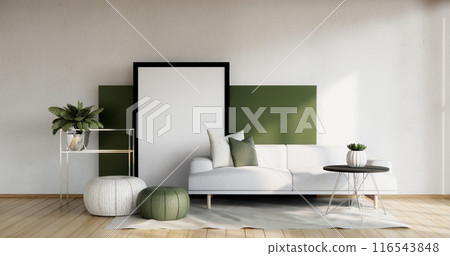 Minimalist Green Living Room Interior Design have sofa modern and decoration. Minimalist Green Living Room Interior Design have sofa modern and decoration. 116543848