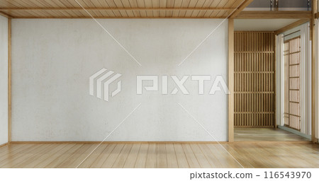 Japan style Big living area in luxury room japan style decoration. 116543970