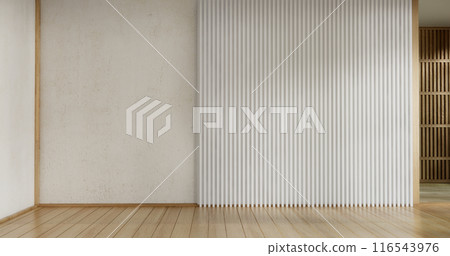 Japan style Big living area in luxury room japan style decoration. Japan style Big living area in luxury room japan style decoration. 116543976