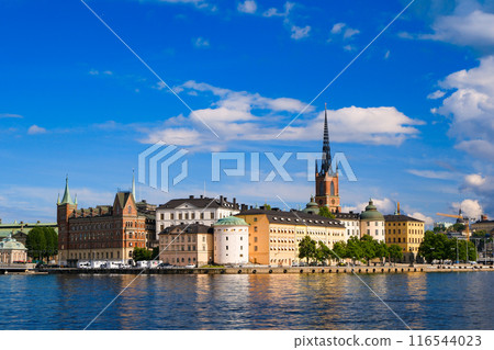 Lake and old town in Stockholm, Sweden Lake and old town in Stockholm, Sweden 116544023