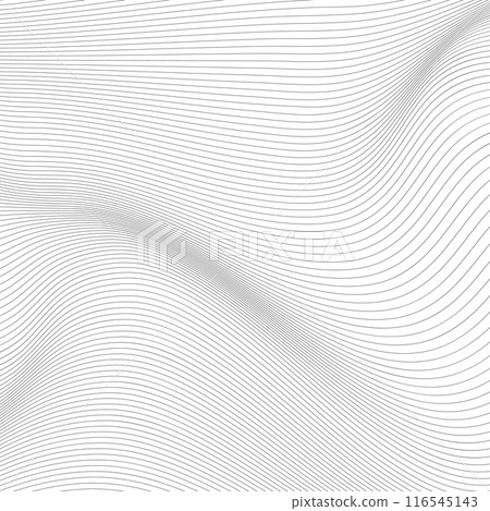 vector Illustration of the pattern of black lines on white background 116545143