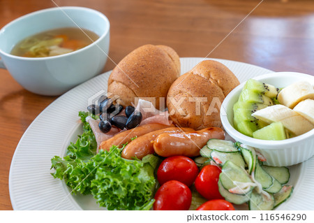 Healthy breakfast Healthy breakfast 116546290