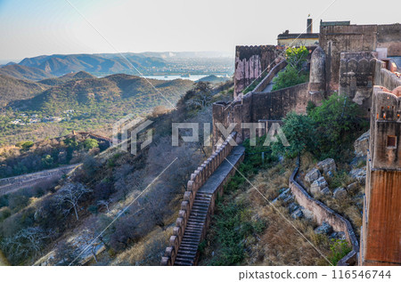 View from Jaigarh Fort in Rajasthan, India 116546744
