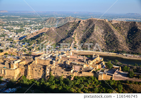 View from Jaigarh Fort in Rajasthan, India View from Jaigarh Fort in Rajasthan, India 116546745
