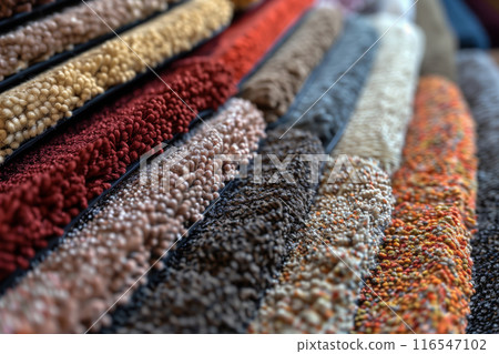A Rainbow of Carpet Samples, Awaiting Their Home A Rainbow of Carpet Samples, Awaiting Their Home 116547102
