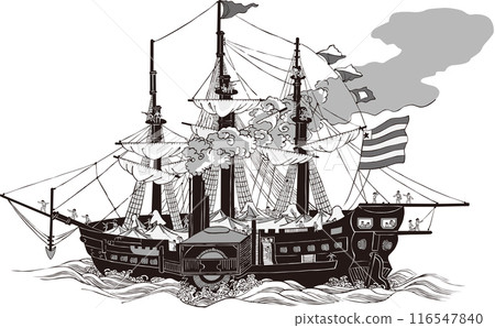 Ukiyo-e Black Ships Part 1 116547840