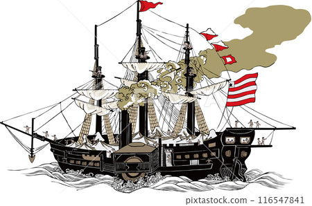 Ukiyo-e Black Ships Part 2 116547841