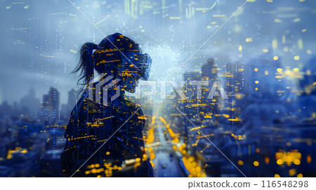 賽博龐克未來形象AI形象 賽博龐克未來形象AI形象 116548298