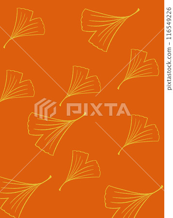 銀杏手繪插畫 116549226