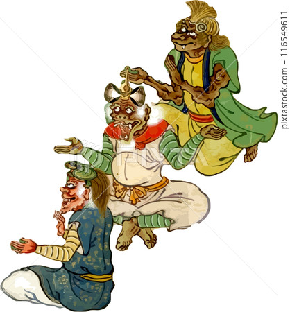 Demons clapping their hands 116549611