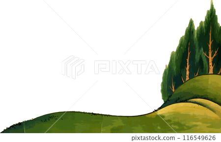 丘陵和針葉林 116549626