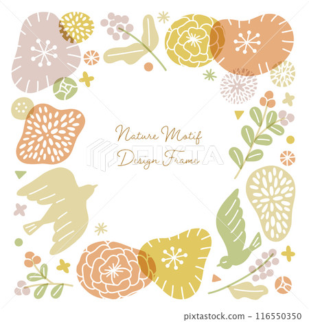 flower design frame flower design frame 116550350