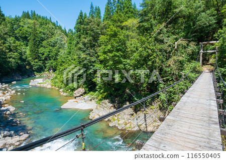 中津川溪谷（秋山鄉）：禦藏橋 116550405