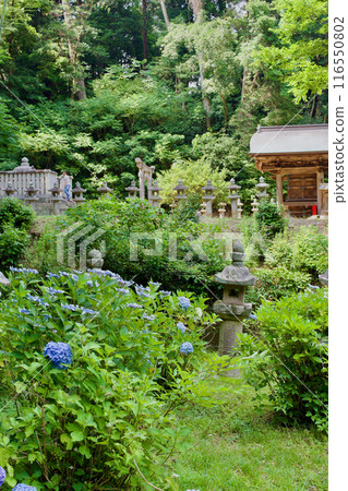 The tomb of the Matsudaira family, feudal lords of Matsue, Lord Fumai, Gesshoji 116550802