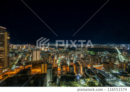 大阪梅田的美麗夜景～大阪風景～ 116551574