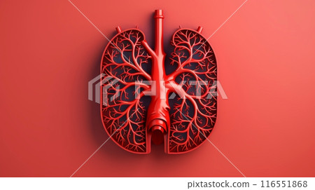 Abstract human internal organs, Anatomy, Medical education concept, Generative AI 116551868