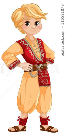 Traditional Folk Character Illustration Traditional Folk Character Illustration 116551879