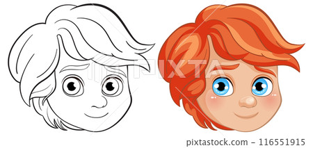 Smiling Boy with Red Hair Smiling Boy with Red Hair 116551915